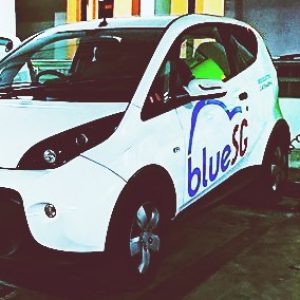 bluesg charging station service electric vehicles